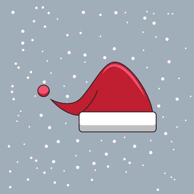 Kerstmuts pictogram vector