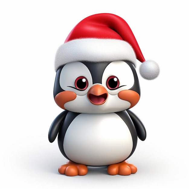 Vector kerstpinguïn