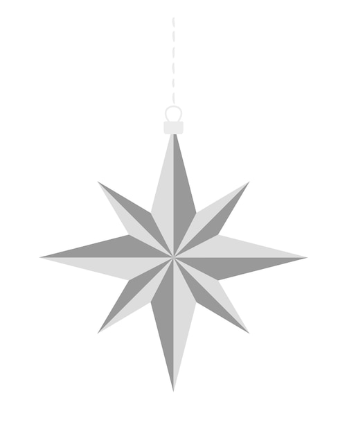 Vector kerstster icoon