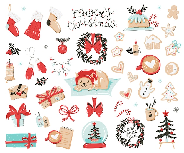 Vector kerstthema-collectie