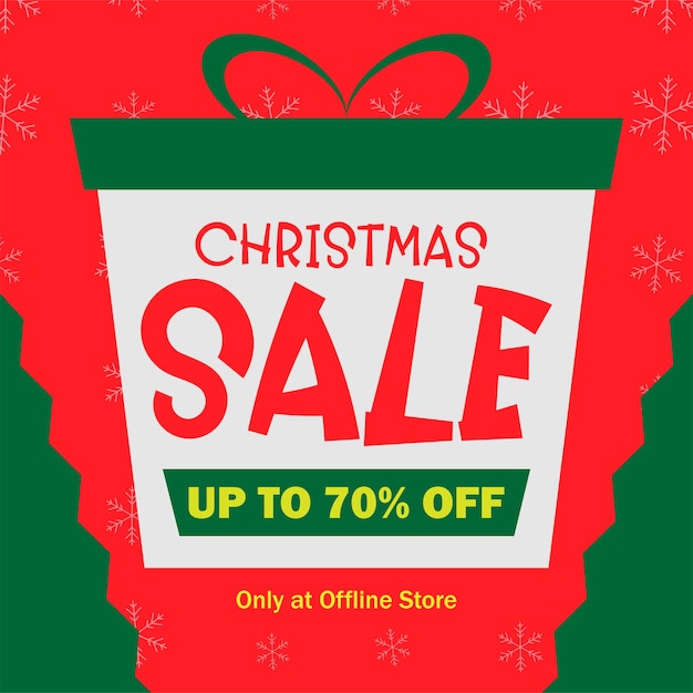 Kerstverkoop Banner Post