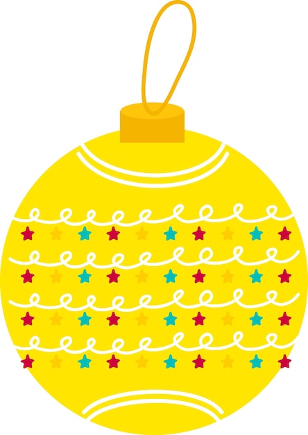 Kerstversieringen Slingers vlaggen etiketten bubbels linten en stickers Verzameling van Merry Christmas decoratieve pictogrammen