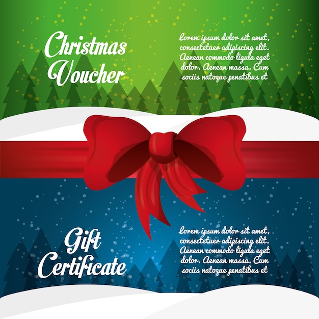 Kerstvoucher en cadeaubon