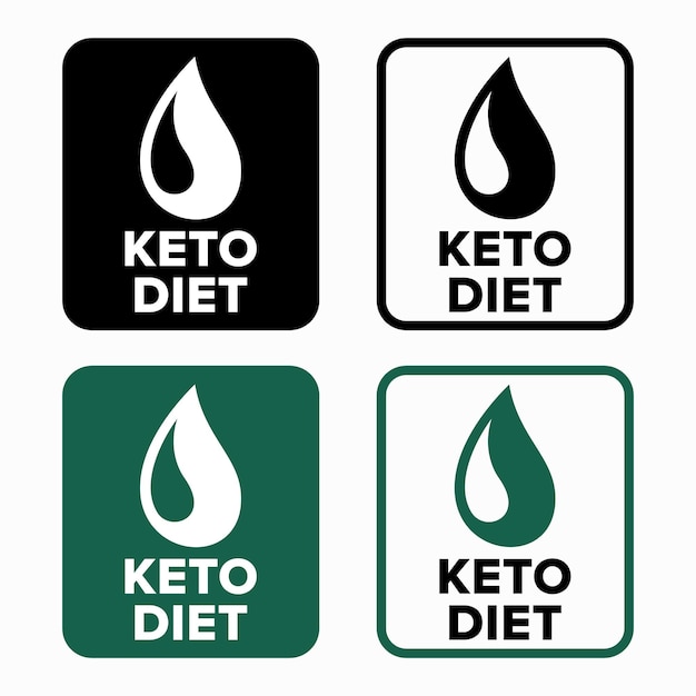 Keto dieet symbool