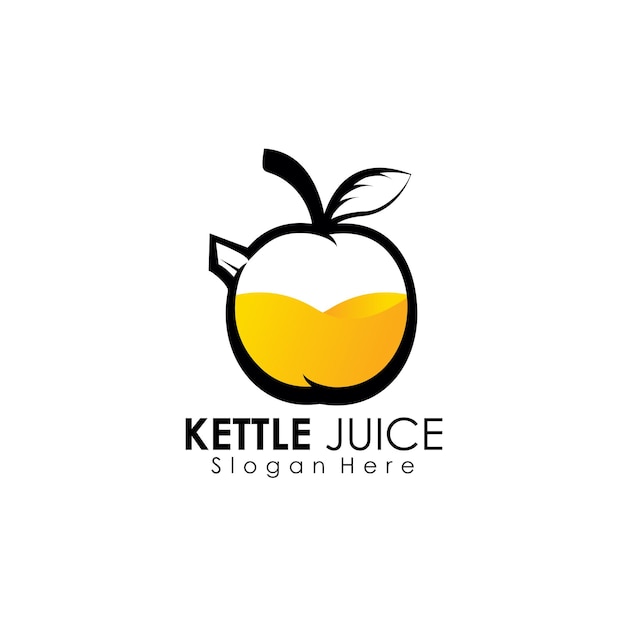 Kettle juice vector illustration