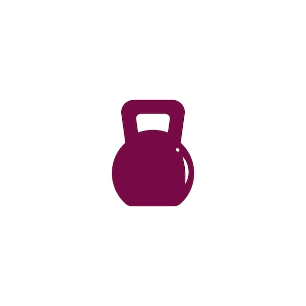 Kettlebell icon vector design templates simple and modern