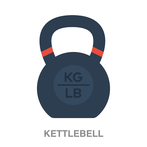 Kettlebell illustration on transparent background