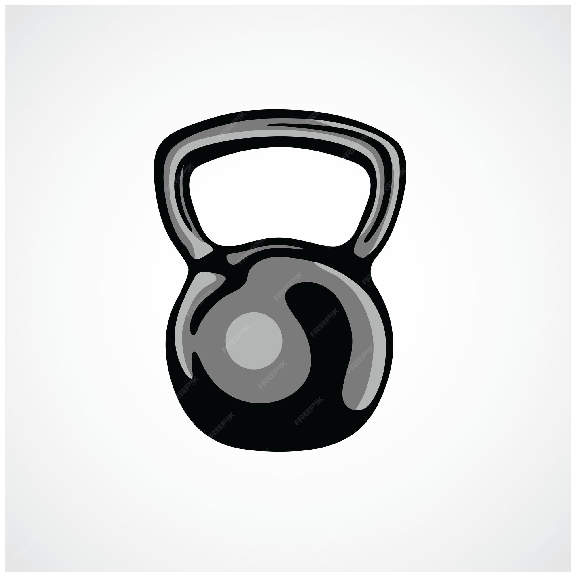 Premium Vector | Kettlebell equipment icon vector illustration