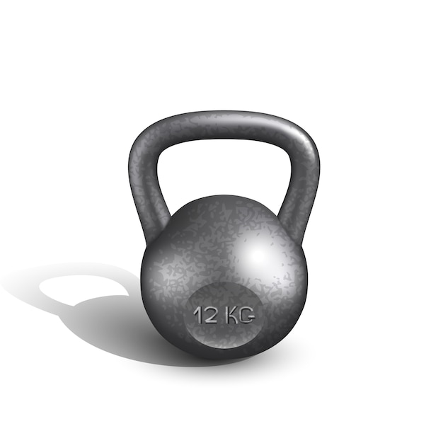 Kettlebell sportive heavy 12 kg equipment