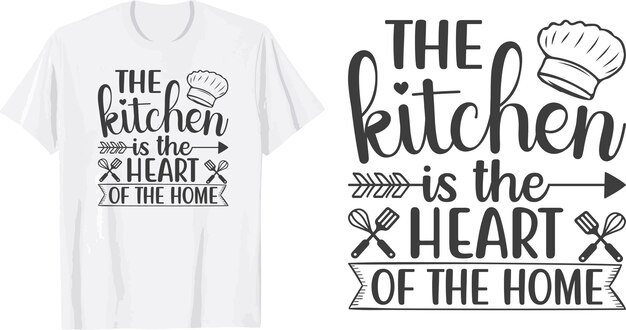 keuken svg t-shirt ontwerp