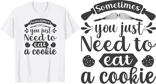 Vector keuken svg t-shirt ontwerp