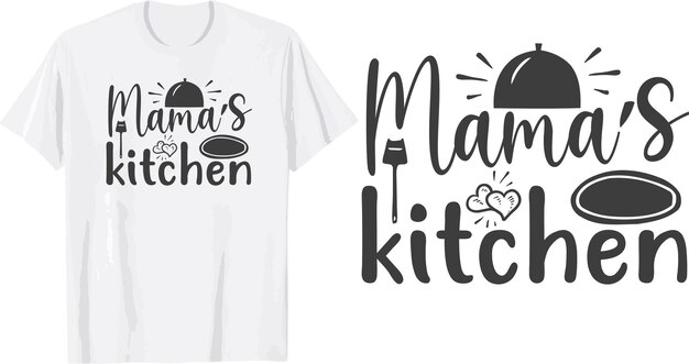 Keuken t-shirt ontwerp