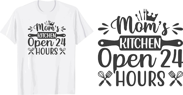 Vector keuken t-shirt ontwerp