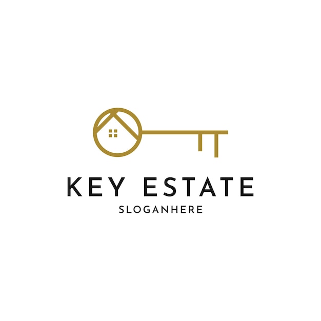 Key Estate Logo Design Idea