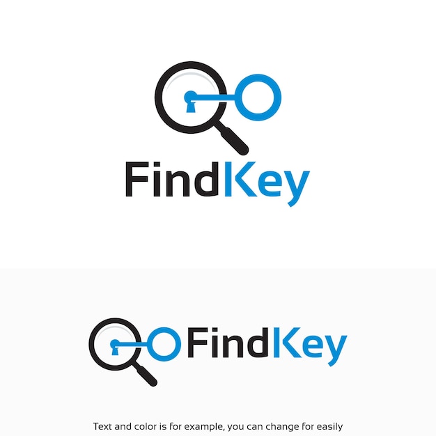 Vector key finder real estate industry logo designs template