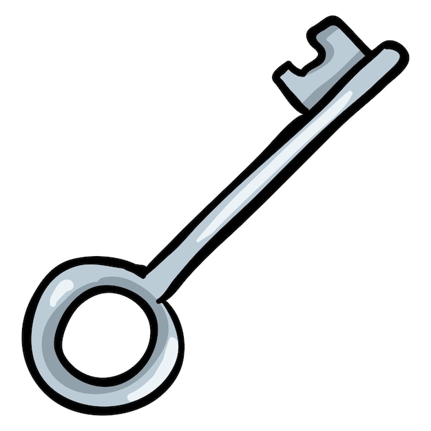 Key Hand Drawn Doodle Icon