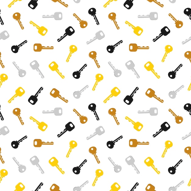 Premium Vector  Key icon seamless pattern