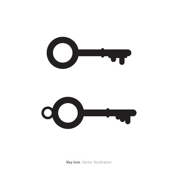 Vector key icon set design vector illustration