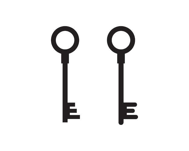 Key icon vector illustration