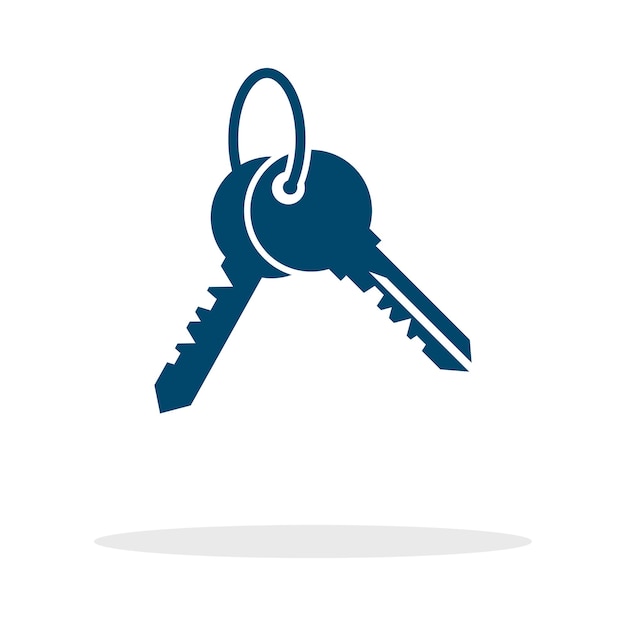 Key Icon Vector Simple Design