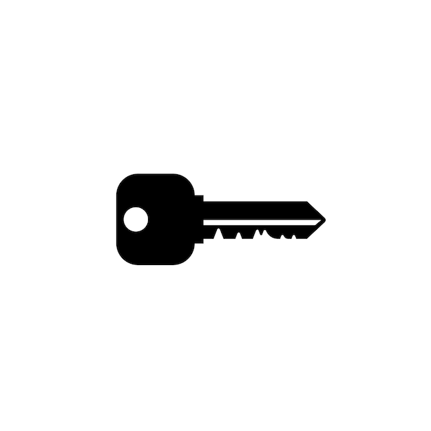 Key lock logo onroerend goed ontwerp symbool