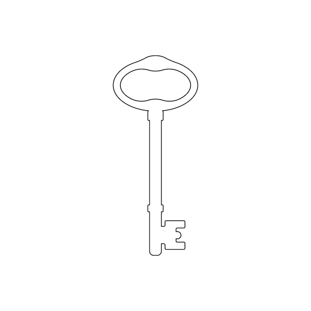 Vector key logo