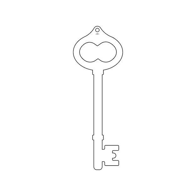 Vector key logo