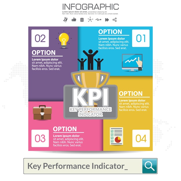 Key performance indicator может использоваться для компоновки рабочего процесса, диаграммы