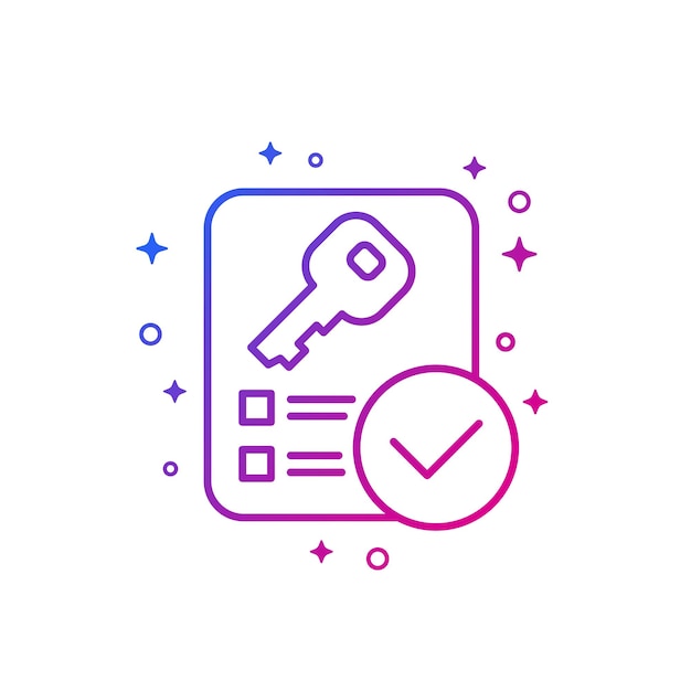 Key takeaway icon linear design