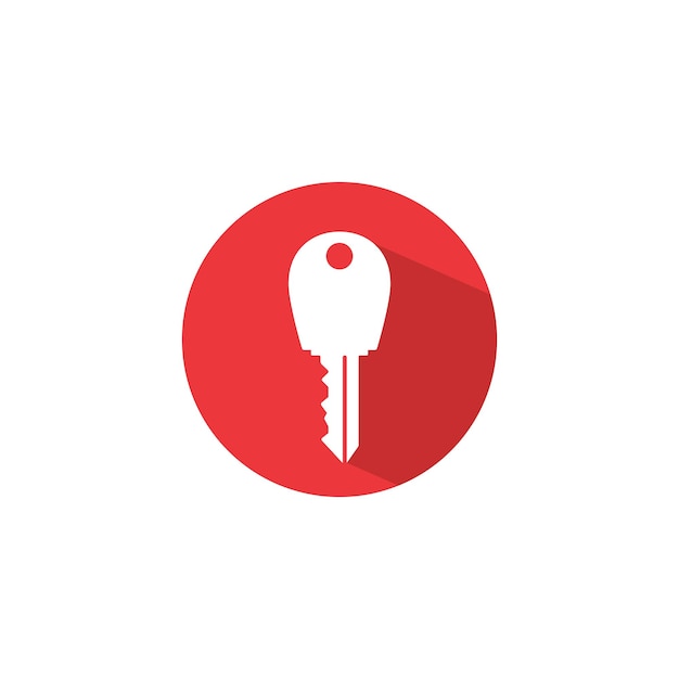 Vector key vector icon illustration template