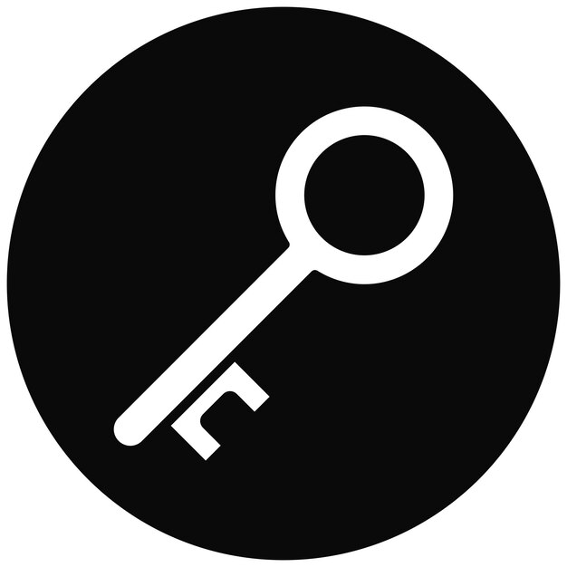 Key vector icoon Kan worden gebruikt voor Hajj Pelgrimstocht iconen