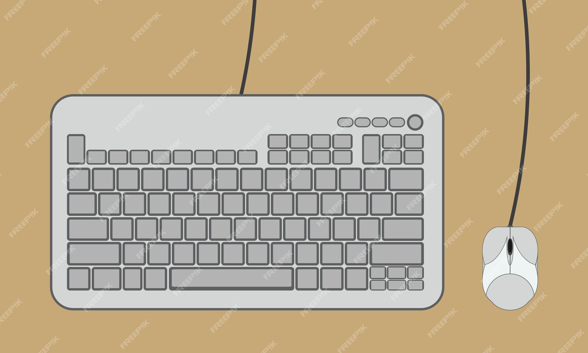 Premium Vector | Keyboard and computer mouse isolated on background. vector illustration. eps 10. Premium Vector | Keyboard and computer mouse isolated on background. vector illustration. eps 10.