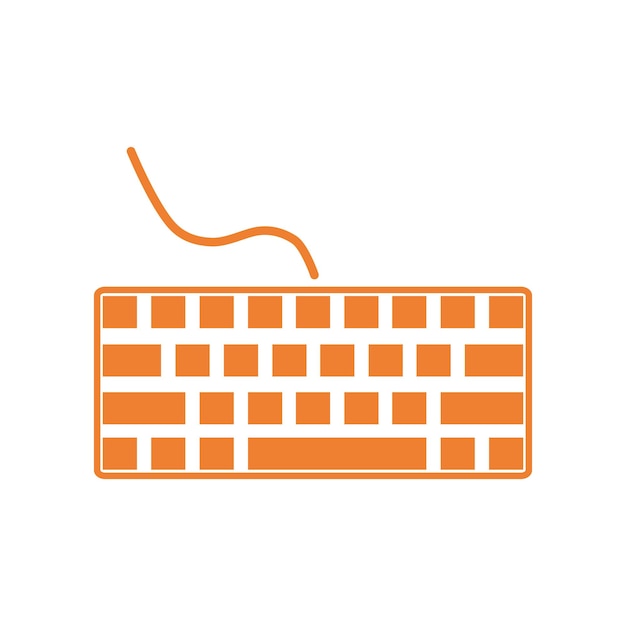 キーボード アイコン ベクトル デザイン テンプレート