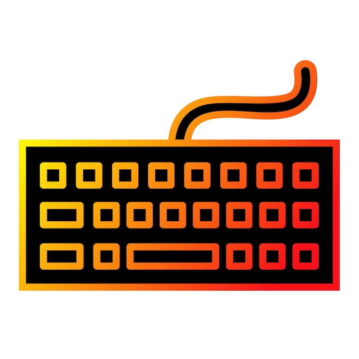 Vector keyboard icon