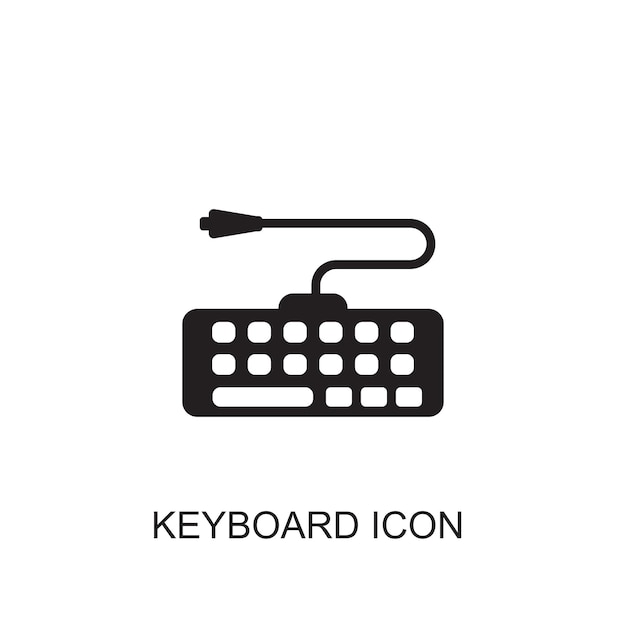 Keyboard vector icon icon