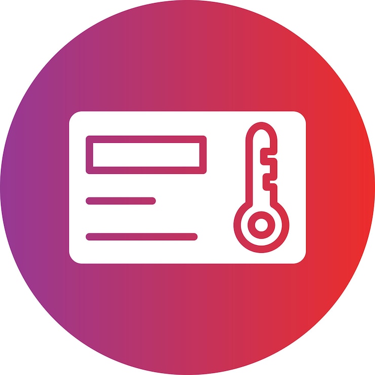 Вектор стиль иконки карты ключа