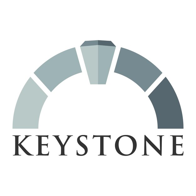 Vettore del logo keystone