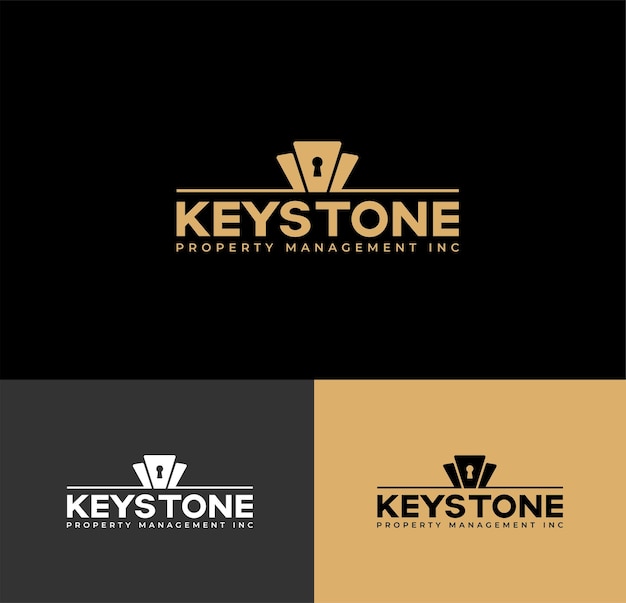 Vector keystone logo
