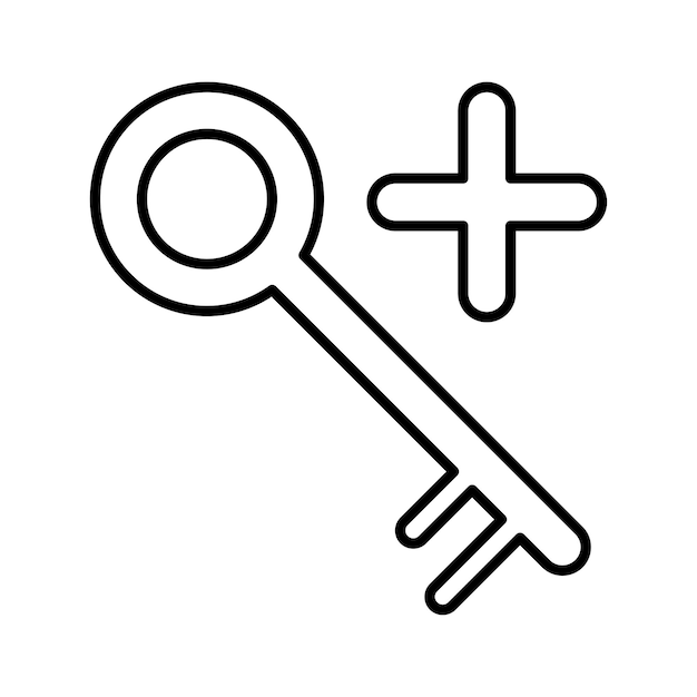 Keyword Generator icon Line outline design