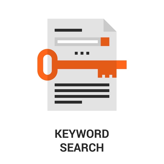 Keyword search icon