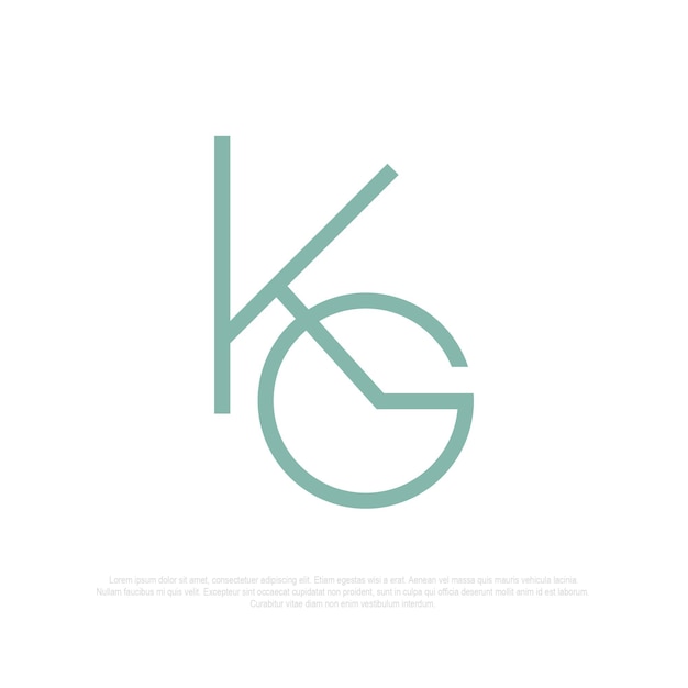 Logo di lusso kg