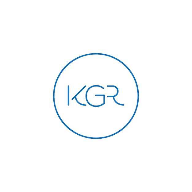 KGR 로고 디자인