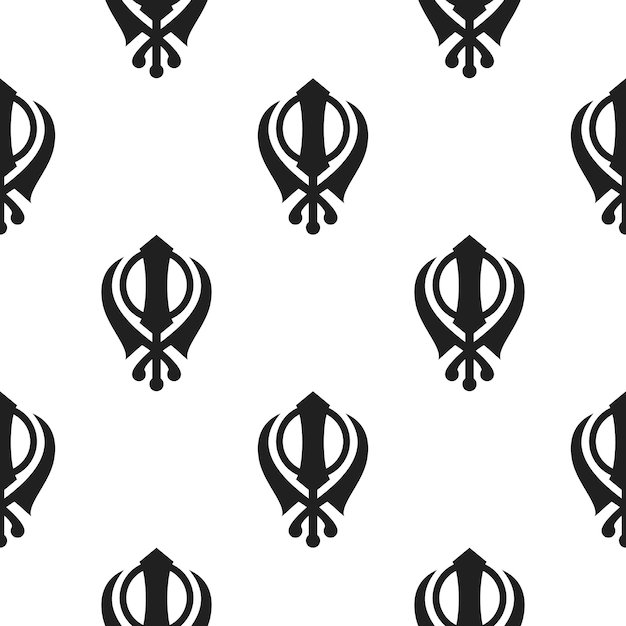 Khanda icon illustration