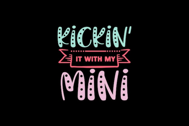 Kickin'It met mijn mini-vectorbestand