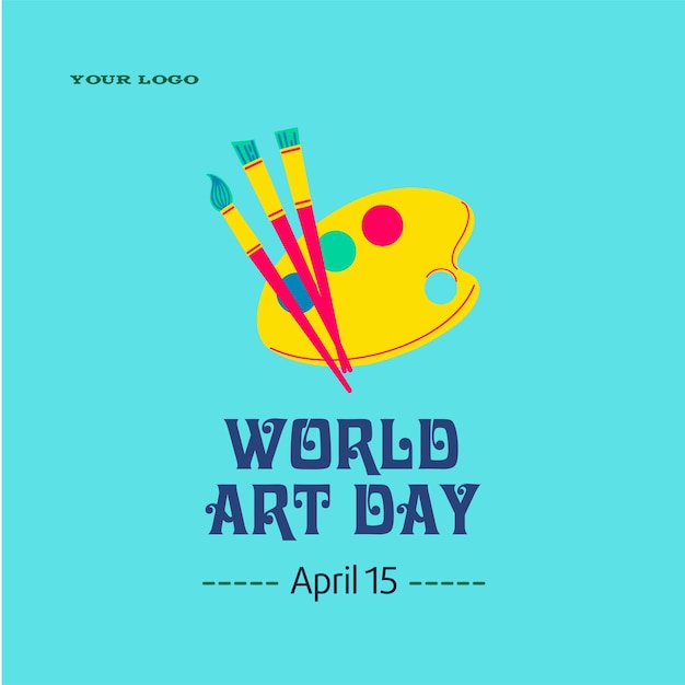 Kid art class, world art day, weeding planner