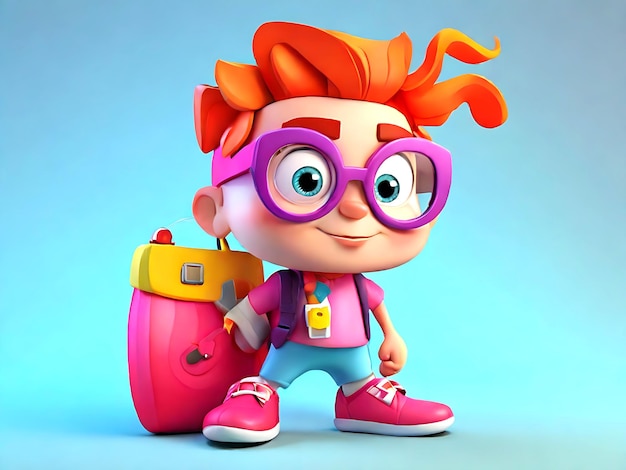 Vector kid character design