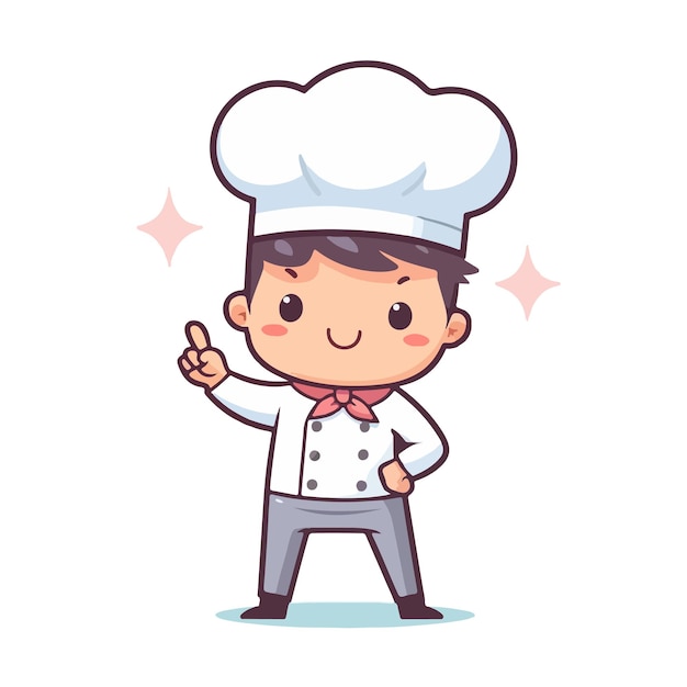 kid chef cute ai generated image