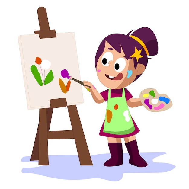 kid painting