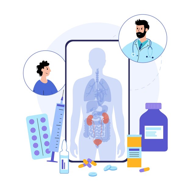 Kidney disease concept