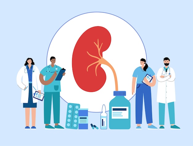 Kidney disease concept